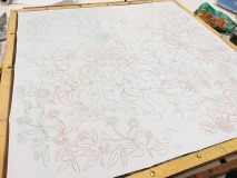スカーフ染め