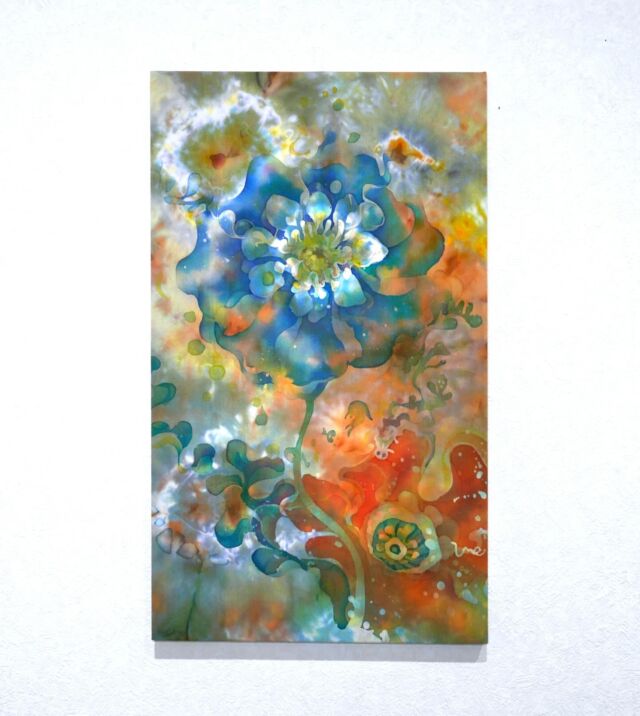 個展のお知らせ 梅田綾香 染色絵画展 -花隠れ- | umeda ayaka