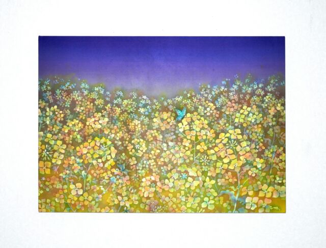 個展のお知らせ 梅田綾香 染色絵画展 -花隠れ- | umeda ayaka